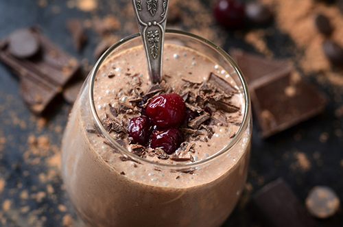 black forest hot chocolate