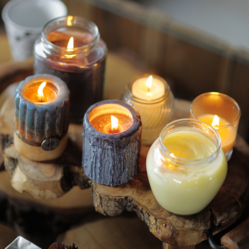 homemade candles