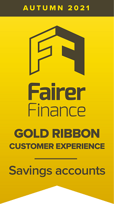 Fairer Finance Gold Ribbon for Savings