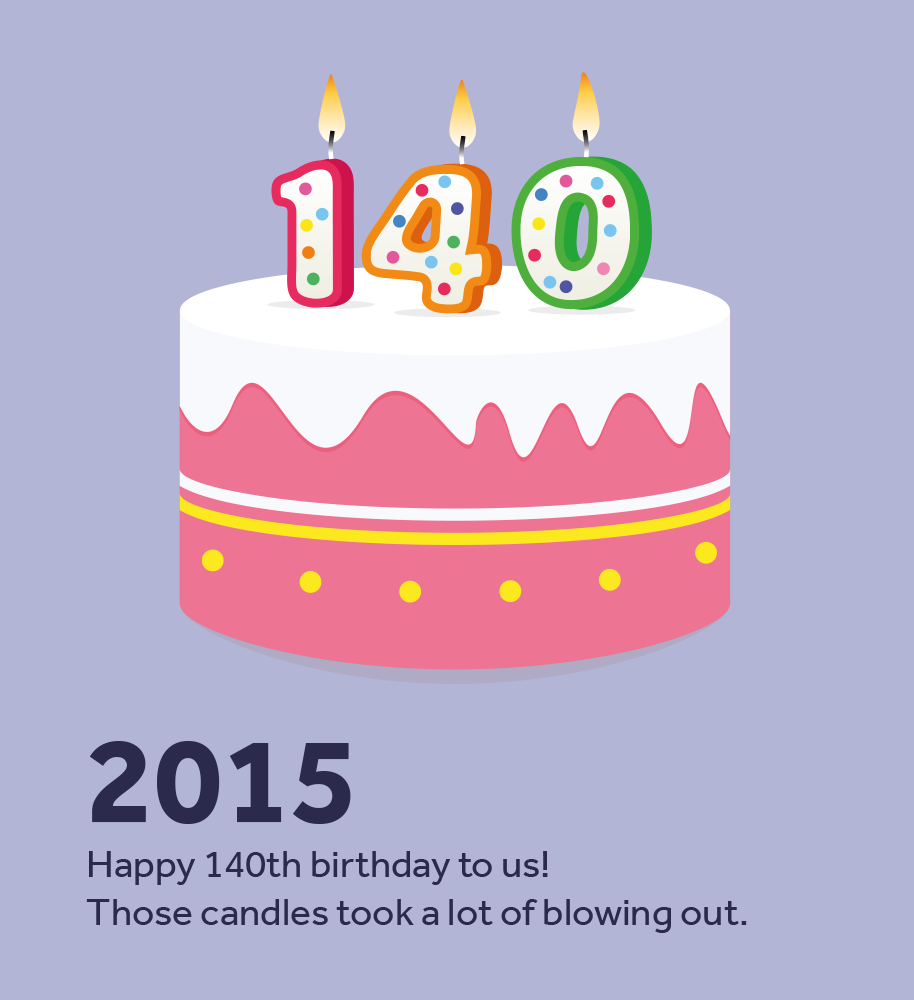 2015 - 140th Birthday celebration
