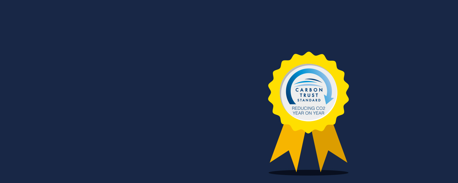 Carbon Trust certified three years running