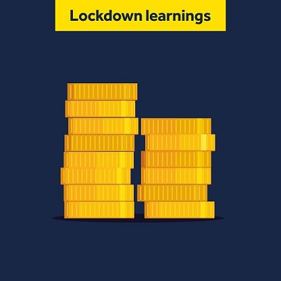 Animated image of stacked coins