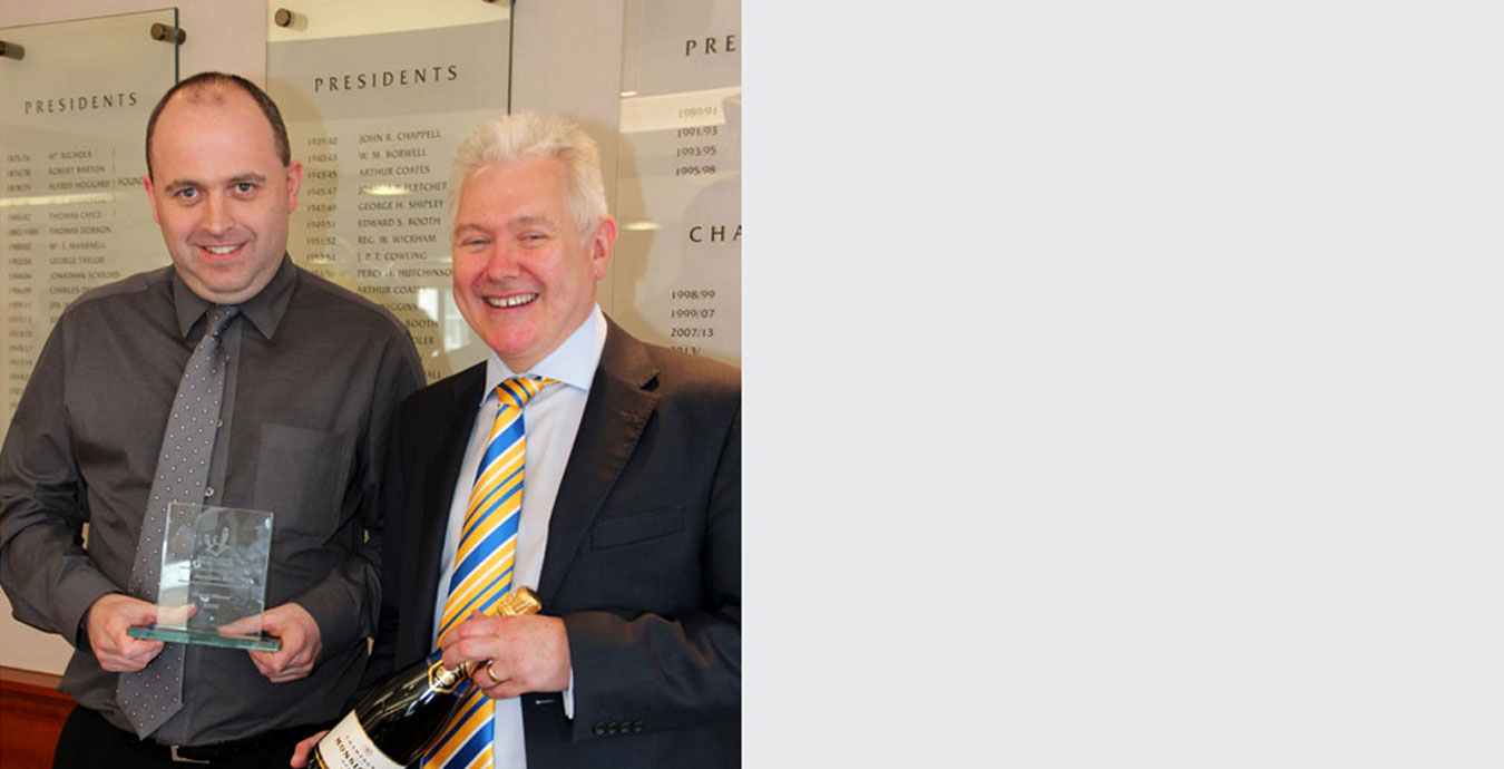 A photograph of Johnathon Bell and Peter Hill