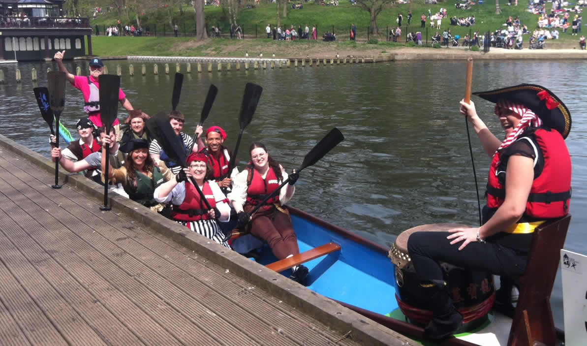 Leeds enters two teams in Roundhay Park Dragon Boat Race