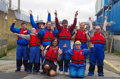 Pictured is &lt;strong&gt;Nayna Patel&lt;/strong&gt; with AHOY Sailability group, modelling new safety wear
