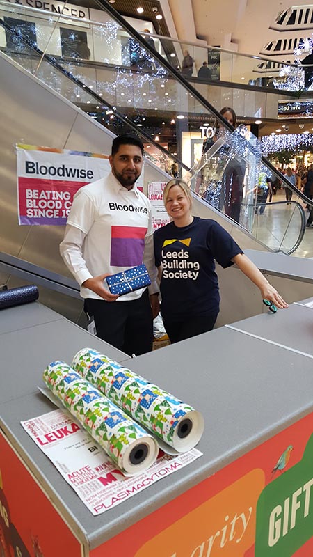 Pictured are Junaid Hussain and Louise Braybrook.