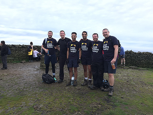Some of the 40 strong LBS Mortgage Team volunteers