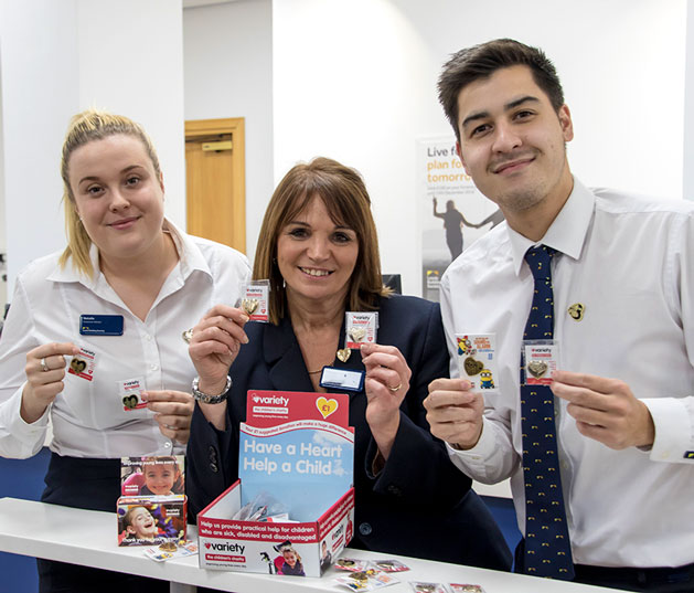 Pictured, L-R are Natalie Gray-Christie, Michelle Capell and Joe Abrahams.