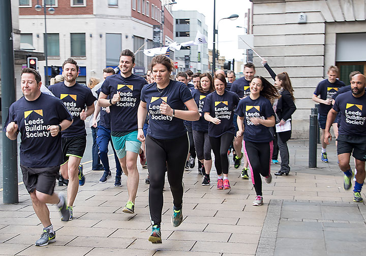 Risk division takes part in Leeds city centre marathon