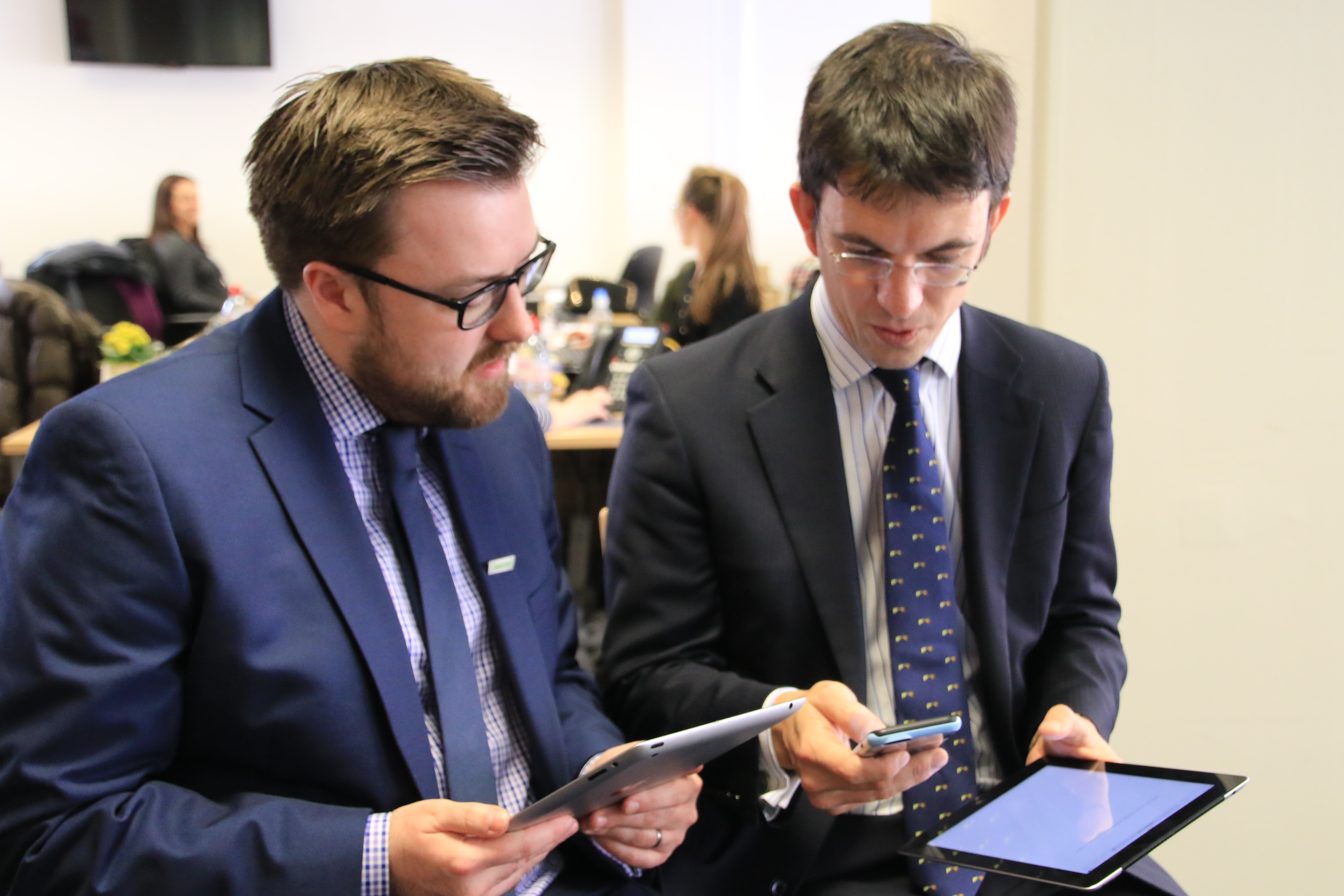 Richard Fearon and James Woodcock