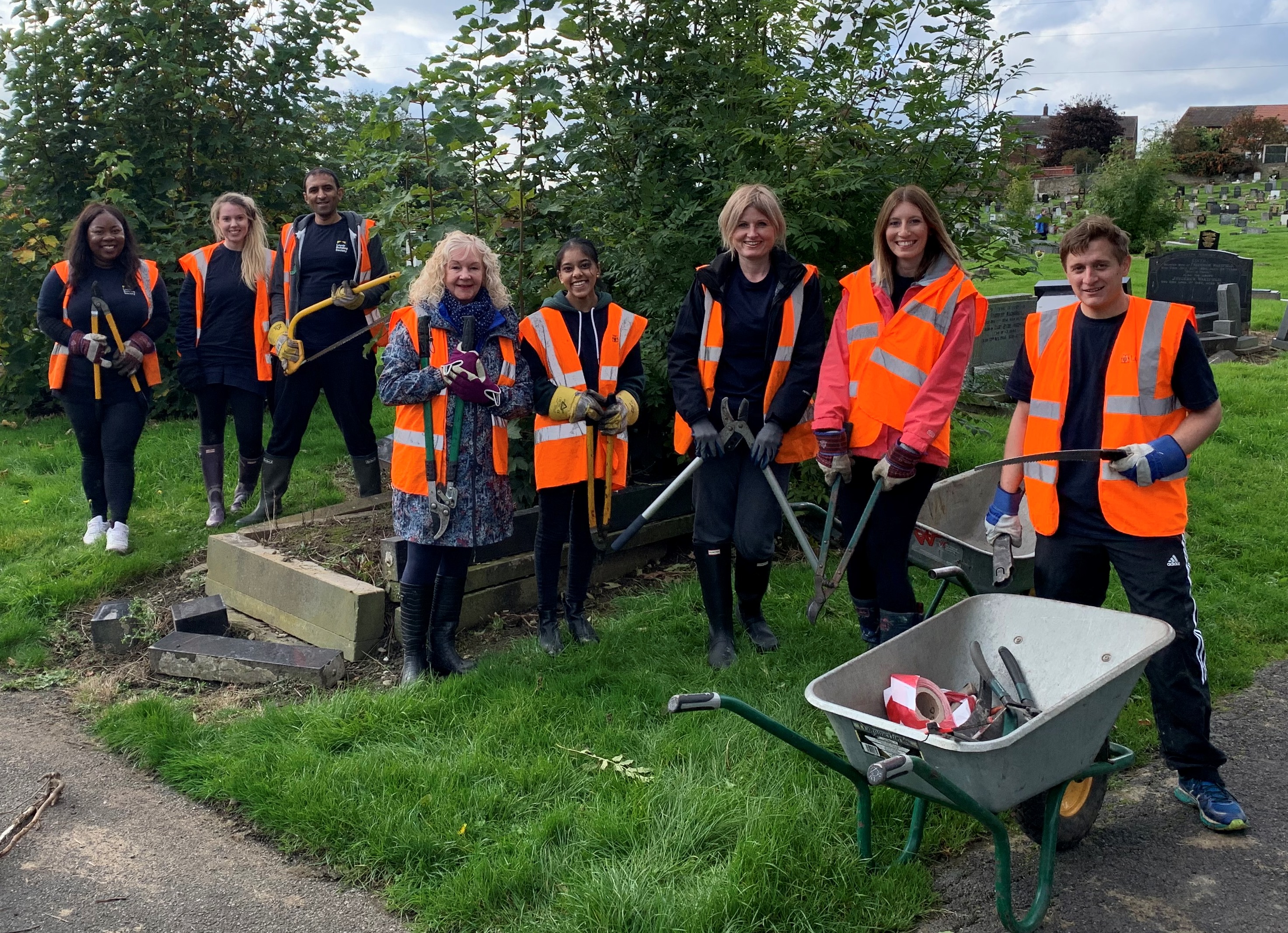 Leeds Building Society volunteers