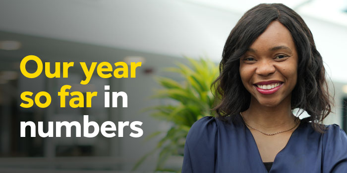 Our year so far in numbers